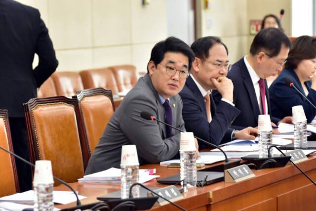 국회에 출석한 국민의힘 배준영 의원(중·강화·옹진) 모습. 배 의원실 제공